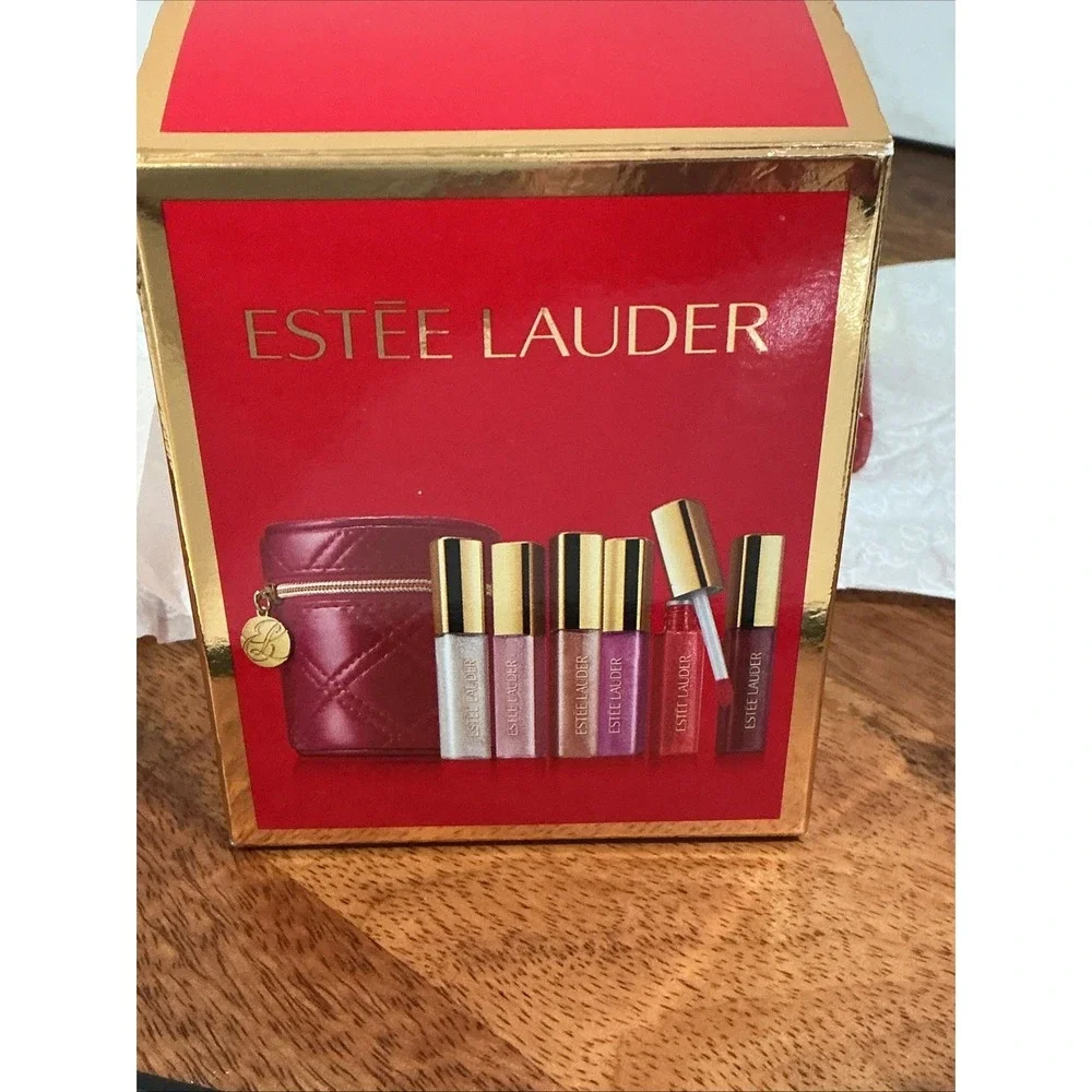 Estee Lauder Pure Color Shimmer & Sparkle Lip Gloss 6 Shades 0.16oz Travel Size